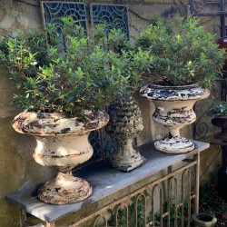 C18th French Cast Iron French Urns 470 x 500