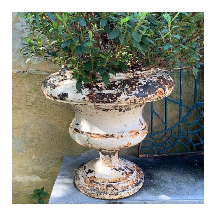 C18th French Cast Iron French Urns 470 x 500