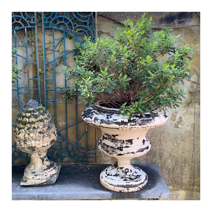 C18th French Cast Iron French Urns 470 x 500