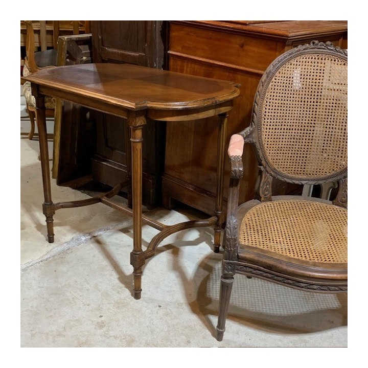 Antique French Walnut Table Style Louis XVI Style