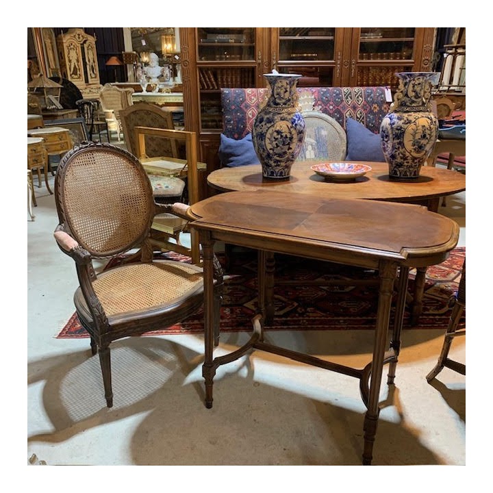 Antique French Walnut Table Style Louis XVI Style