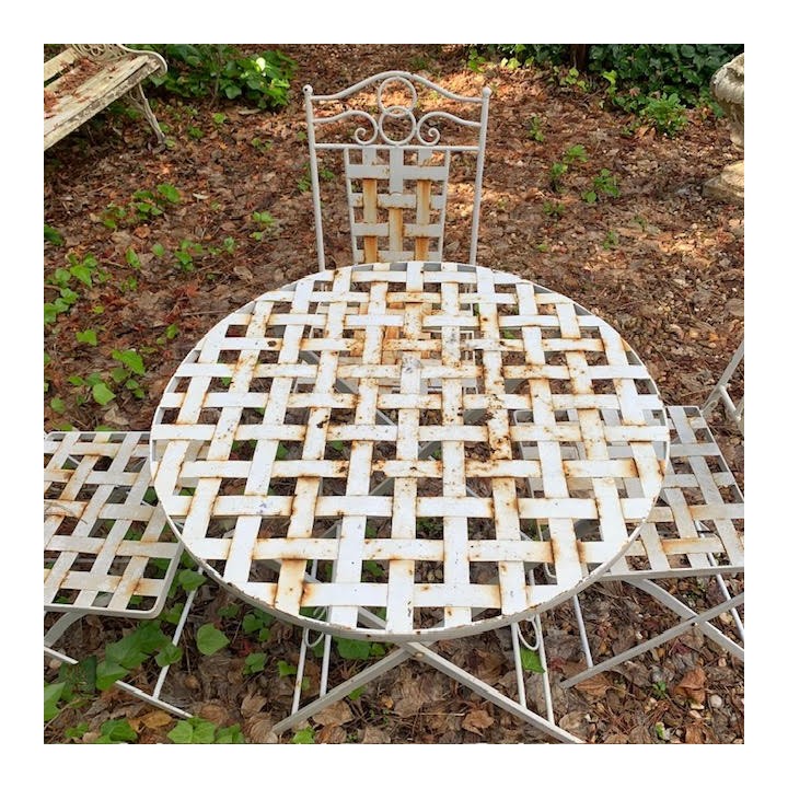 Vintage French Garden Patio Garden Set