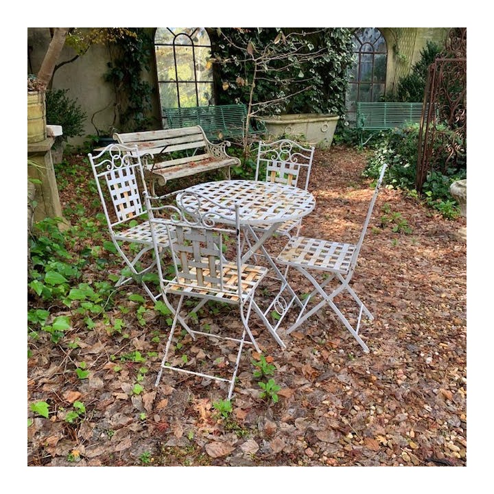 Vintage French Garden Patio Garden Set