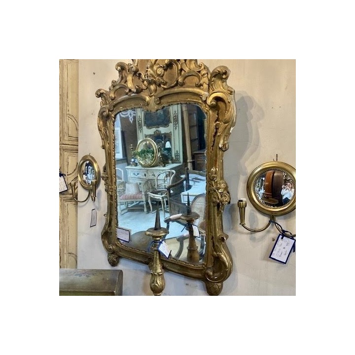 C1910 Pair of Mirror Sconces