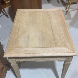 C1900 French Louis XVI Style Wash Oak Occasional Table