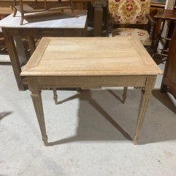 C1900 French Louis XVI Style Wash Oak Occasional Table