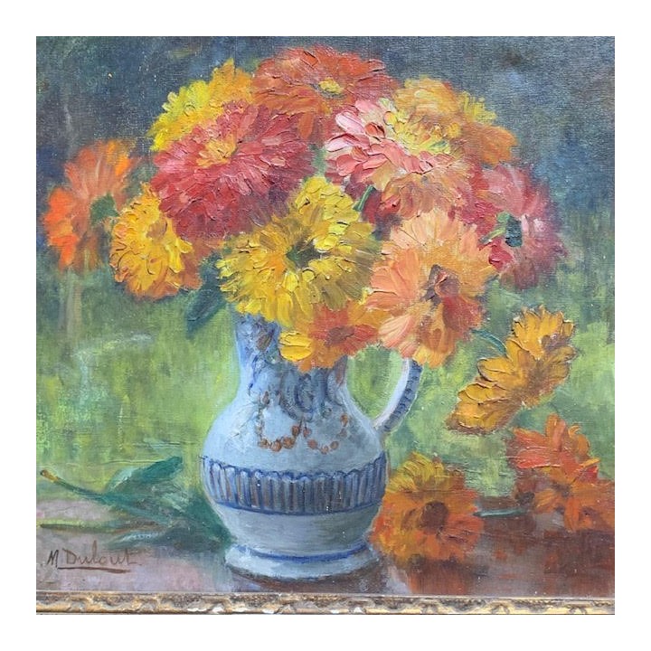 C1940 Still Life Oil on Canvas 460 X 560