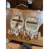 C1900 -1910 French Rococo style Matching Mirrored Sconces