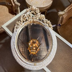 C1900 French Oval Mirror