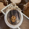 C1900 French Oval Mirror