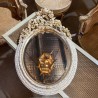 SOLD C1900 French Oval Mirror