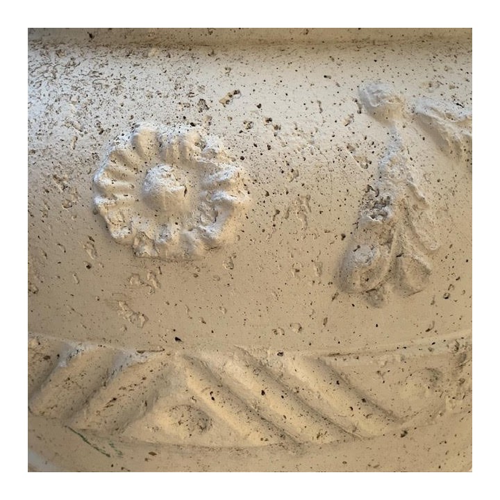 Vintage C1950 Pair of White Pots