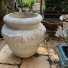 Vintage C1950 Pair of White Pots