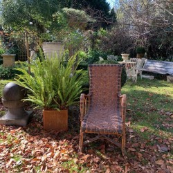 C1900 French Rattan Armchair