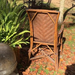 C1900 French Rattan Armchair