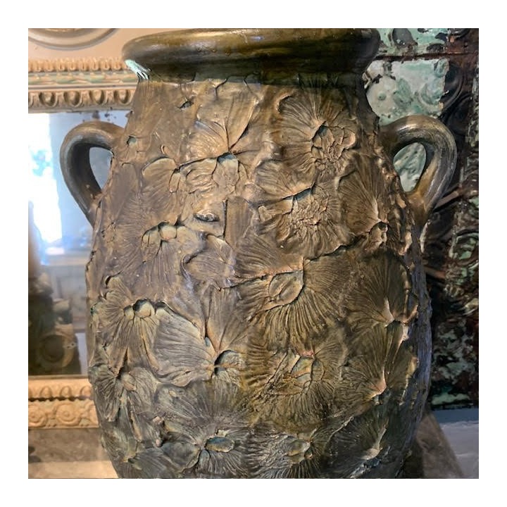 C1950 Artisan Pottery Large Pot