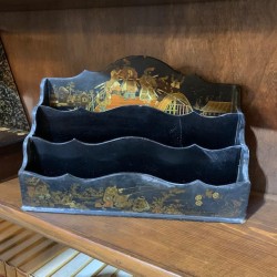 SOLD C1940 Chinoiserie Letter Rack
