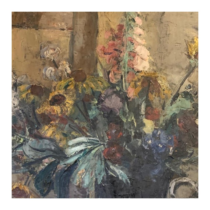 C1940 French Oil on Canvas