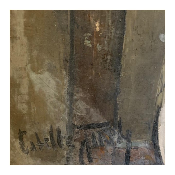 C1940 French Oil on Canvas