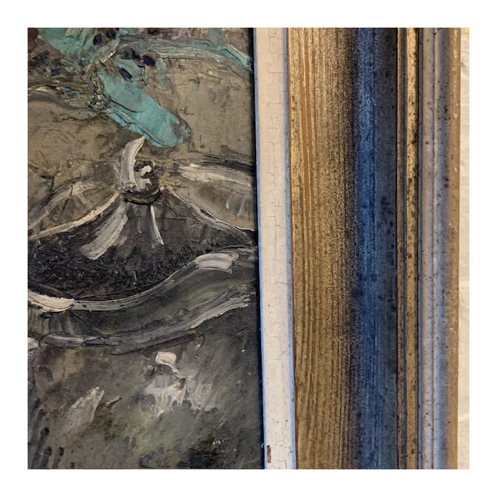 C1940 French Oil on Canvas