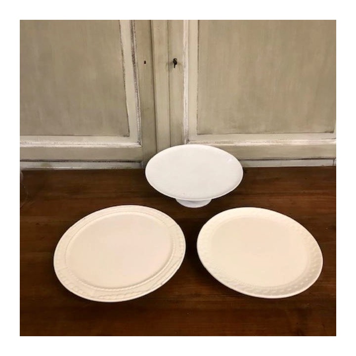 C1900 Dutch Cake Platter on Stand