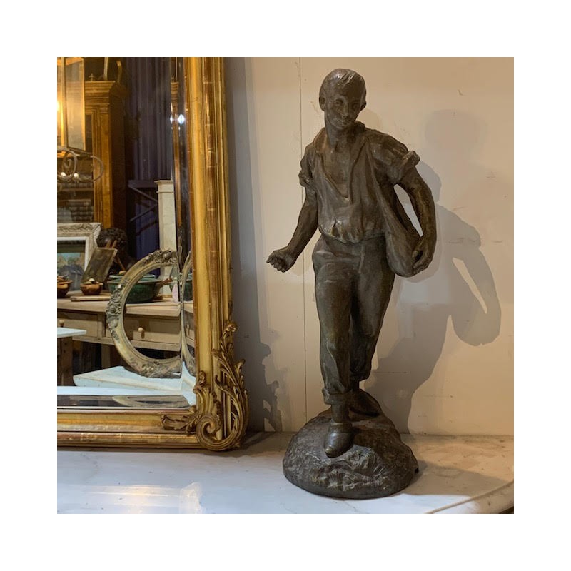 French Spelter Statue