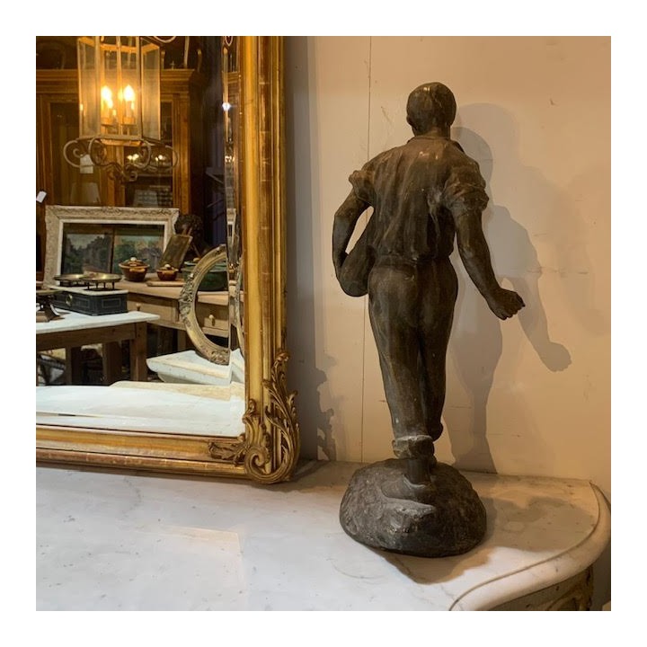 C19th French Spelter Le Moisonnier