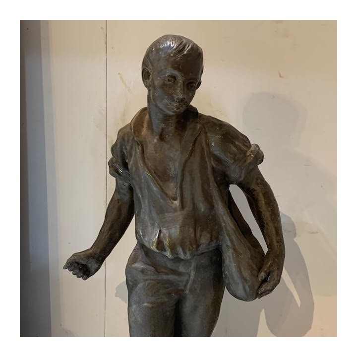 C19th French Spelter Le Moisonnier