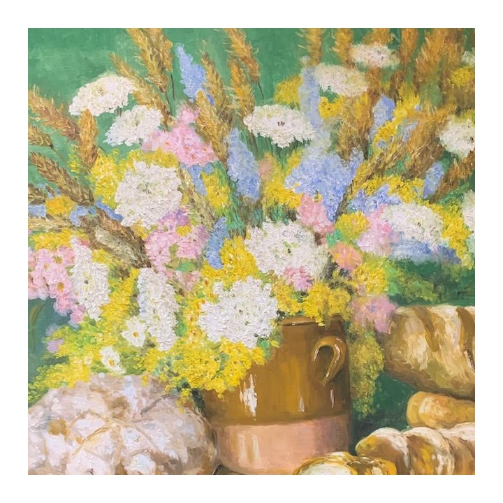 HOLD Large C1940 Signed Still Life Signed De Rasky