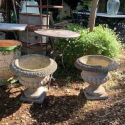 French Vintage Pair of Urns