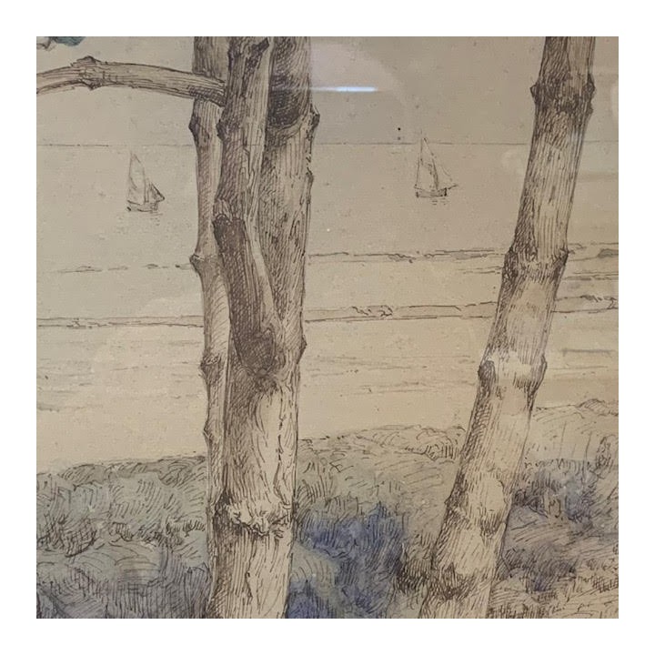 C1920 French Water Colour Pastoral