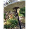 C1900's French Bistro Table with Marble Top