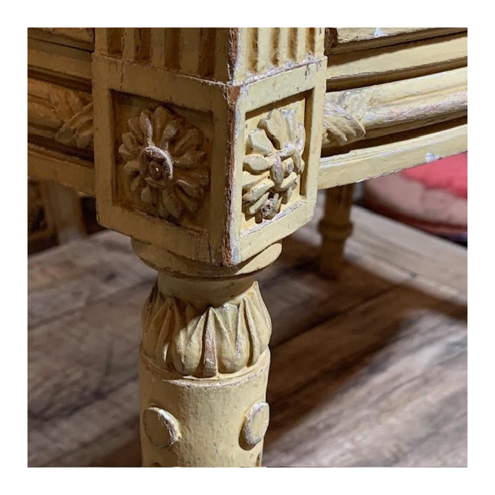 C1900 French Piano Stool Painted Finish