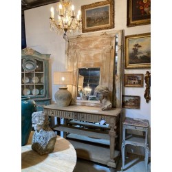 C19th French Oak Serving Console