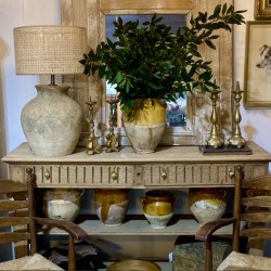 C19th French Oak Serving Console