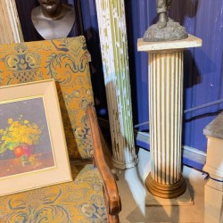 C1900 French Pair of Pedestal