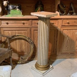 C1900 French Pair of Pedestal