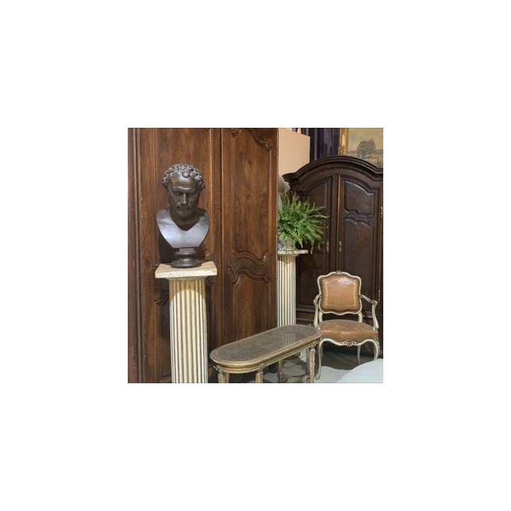 C1900 French Pair of Pedestal