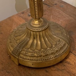 French Louis XV Period Bronze Candle Holder