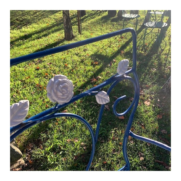 Vintage French Folding Bench