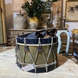 Vintage French Tambour Drum