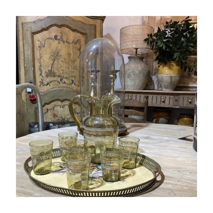 Napoleon III Antique French Aperitif Set