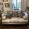 C18th French Louis XVI Settee New Upholstery