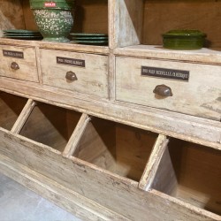 SOLD Antique French Shop Cabinet