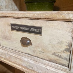 Antique French Shop Cabinet