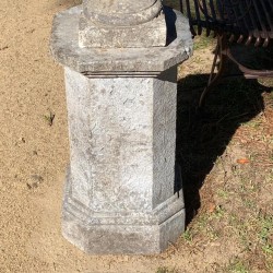 French Pair C18th Bluestone Pedestals