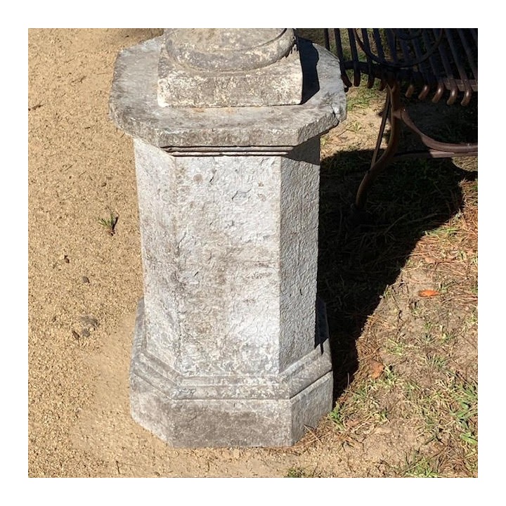French Pair C18th Bluestone Pedestals