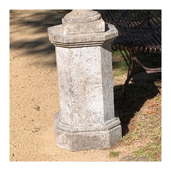 French Pair C18th Bluestone Pedestals