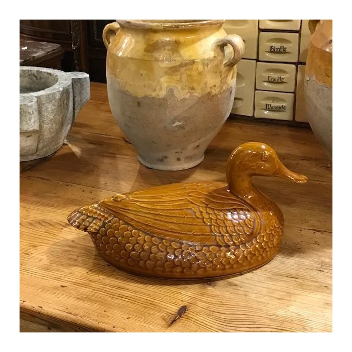 Vintage Large Duck Tureen