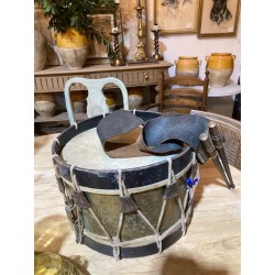 Vintage French Tambour Drum